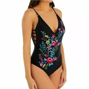 Nanette Lepore Swim NWT - Size 6/L - One Piece Sequin Bathing suit